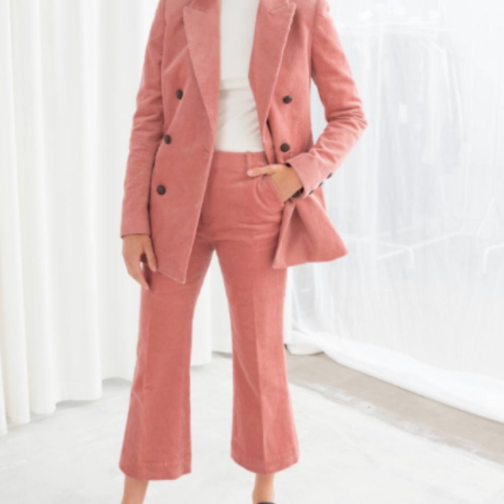 & other Stories Cropped pink corduroys